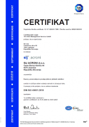 Acroni ISO 45001 si